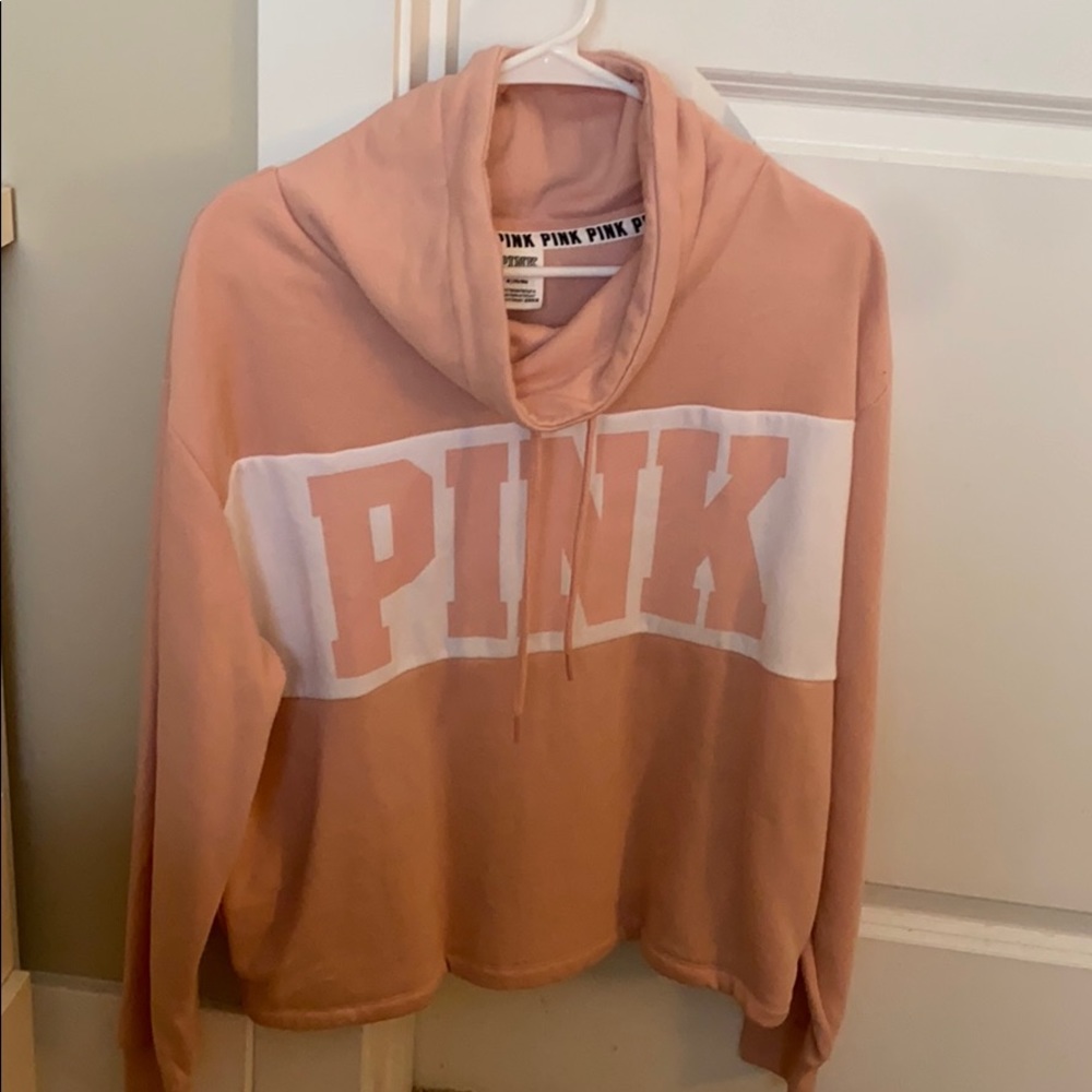 Cowl Neck PINK Sweatshirt